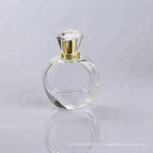 Flacon pulvérisateur de parfum rechargeable en verre transparent de 100 ml